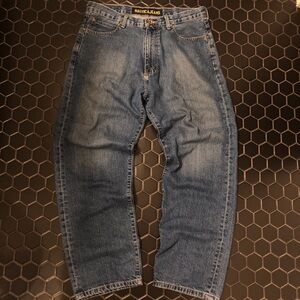 ‼️‼️bundle‼️‼️ rock and revival shirt and baggy vintage nautica jeans size 36